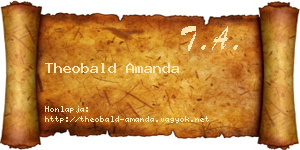 Theobald Amanda névjegykártya